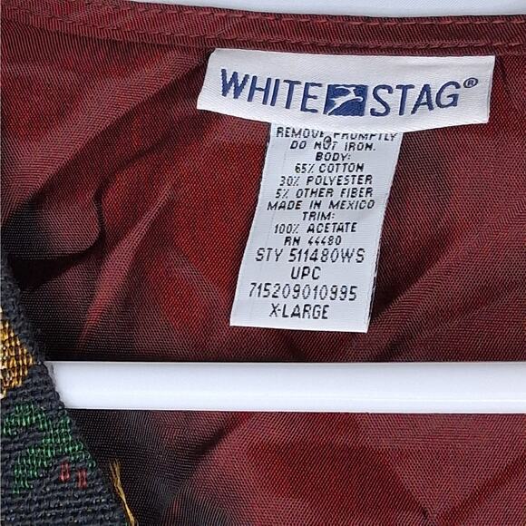 Nutcracker Ballet Tapestry Vest Vintage Holiday Christmas Womens XL Red Green - Picture 4 of 9